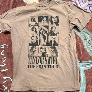 Taylor Swift The Eras Tour Kids Tee - Brown